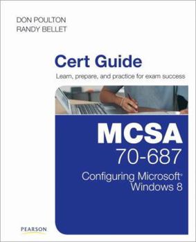 Hardcover McSa 70-687 Cert Guide: Configuring Microsoft Windows 8.1 [With CDROM] Book