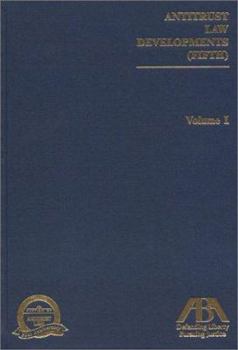 Hardcover Antitrust Law Developments, Volume 1 Book