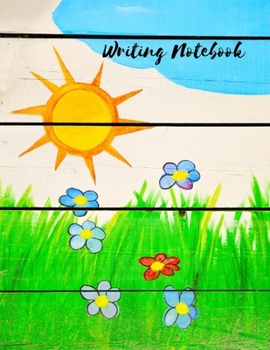 Paperback Writing Notebook: IMAGINATION Blank Storybook Journal Children's drawing and handwriting practice book ages 3 +, Pre K through 3rd grade Book