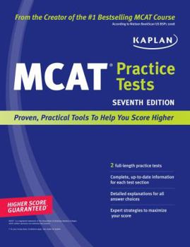 Paperback Kaplan MCAT Practice Tests Book