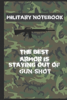 Military Notebook: For School and Notes, Gifts, For Man and Military Fans, 6 x 9 120 Pages Checkered