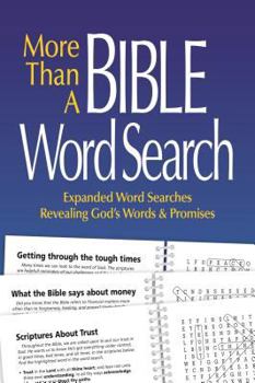 Spiral-bound More Than a Bible Word Search: Expanded Word Searches Revealing God's Words & Promises Book