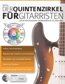 Paperback Gitarre: Der Quintenzirkel für Gitarristen [German] Book