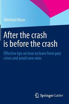 Hardcover After the Crash Is Before the Crash: Effective Tips on How to Learn from Past Crises and Avoid New Ones Book