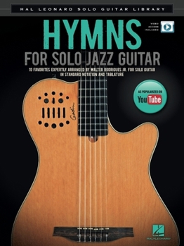 Paperback Hymns for Solo Jazz Guitar Hal Leonard Solo Guitar Library - Book/Online Audio Book