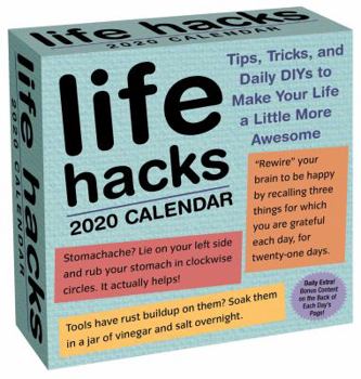 Calendar Life Hacks 2020 Day-To-Day Calendar Book