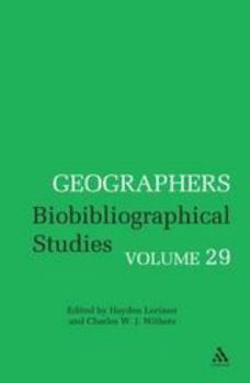 Hardcover Geographers Volume 29 Book