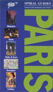 Paperback AAA Spiral Guides Paris Book