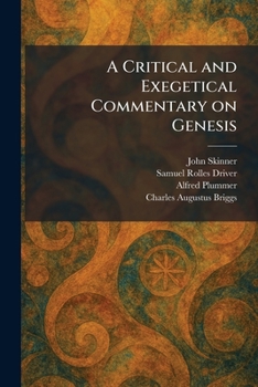 Paperback A Critical and Exegetical Commentary on Genesis Book