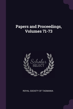 Paperback Papers and Proceedings, Volumes 71-73 Book