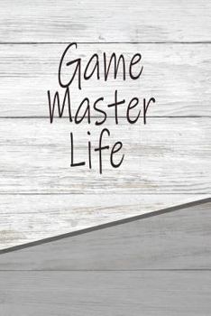 Paperback Game Master Life: Personalized Rustic Isometric Dot Notebook 120 Pages 6x9 Book