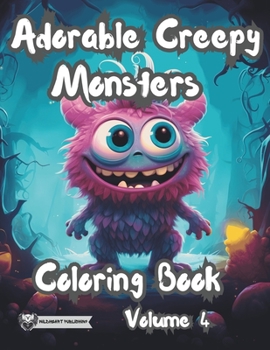 Adorable Creepy Monsters Coloring Book: Volume 4 of Cute Monsters and Crazy Critters