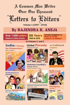 Paperback A Common Man Writes, Over One Thousand "Letters to Editors", Volume 1 Book