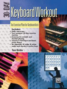 Paperback 30-Day Keyboard Workout: An Exercise Plan for Keyboardists Book