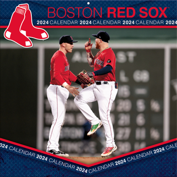 Calendar Boston Red Sox 2024 12x12 Team Wall Calendar Book