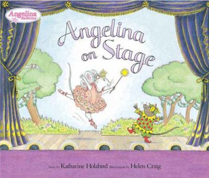 Hardcover Angelina on Stage Book