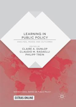 Paperback Learning in Public Policy: Analysis, Modes and Outcomes Book