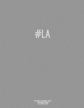 Notebook for Cornell Notes, 120 Numbered Pages, #la, Grey Cover : For Taking Cornell Notes, Personal Index, 8. 5 X11 , Hashtag Series, Genius Edition