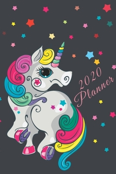 2020 Planner: Monthly Weekly Vertical Days Dated Agenda with Monday Start | January through December Organizer | 2020 Unicorn Planner (Gratitude Favors Series)