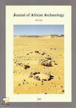 Paperback Journal of African Archaeology 2 (2) [French] Book