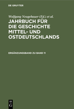 Hardcover Ergänzungsband Zu Band 11 [German] Book