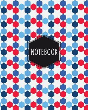 Paperback notebook: Table notebook 8x10"/ 120 pages / hexagonal notebook / notebook Book