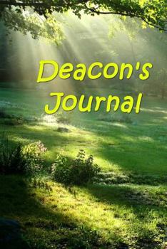 Paperback Deacon's Journal: (Notebook, Diary, Blank Book) Book