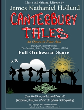 Paperback Canterbury Tales: An Opera in Four Acts, Full Orchestral Score Book