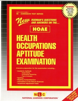 Spiral-bound Health Occupations Aptitude Examination (Hoae), Volume 98 Book