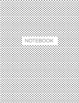 Paperback Notebook (Journal, Notebook, Diary): Black And White Polka Dot, 8.5 x 11 (Empty Journals To Write In) Book