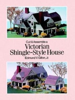 Paperback Cut and Assemble a Victorian Shingle-Style House Book