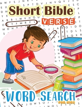 Paperback Word Search: Short Bible Verse for Kids: 48 Memory Short Bible Verse for Kids Ages 6-8 Book