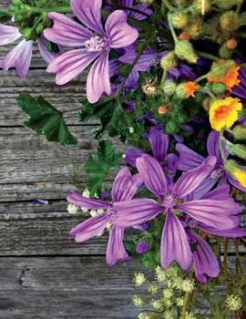 Paperback Wildflowers Notebook Large Size 8.5 x 11 Ruled 150 Pages Softcover Book