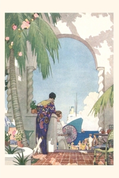 Paperback Vintage Journal Waiting for the Ship on the Terrace Book