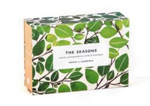 Paperback The Seasons Note Cards: 20 Flat Cards & Envelopes Book
