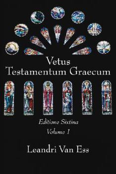 Paperback Vetus Testamentum Graecum, Editione Sixtina Book