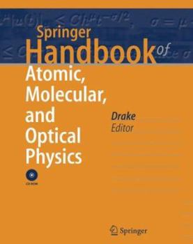 Hardcover Springer Handbook of Atomic, Molecular, and Optical Physics Book