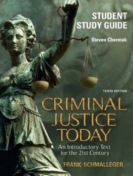 Paperback Student Study Guide for Criminal Justice Today Book