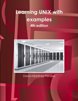 Paperback Learning UNIX with examples Book
