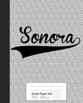 Paperback Graph Paper 5x5: SONORA Notebook Book