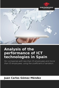 Análise do desempenho das TIC-ICT em Espanha: Para empresas com menos de 10 empregados e mais de 10 empregados, utilizando o coeficiente de variação.