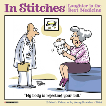 In Stitches by Jonny Hawkins 2024 12 X 12 Wall Calendar