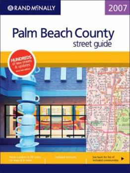 Paperback Rand Mcnally 2007 Palm Beach County Street Guide Book