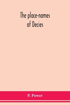 Paperback The place-names of Decies Book