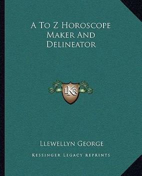 Paperback A To Z Horoscope Maker And Delineator Book