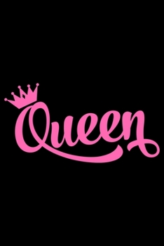 Paperback Queen: Writing Notebook 6" x 9" 120 Pages. Notebook for Note Taking, Diary, Journaling, Gratitude and Reminders for Girls, Wo Book