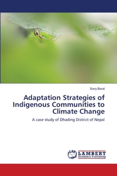 Paperback Adaptation Strategies of Indigenous Communities to Climate Change Book