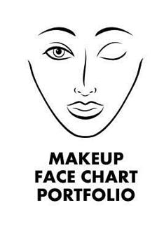 Paperback Makeup Face Chart Portfolio Book