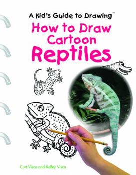 Library Binding How to Draw Cartoon Reptiles Book