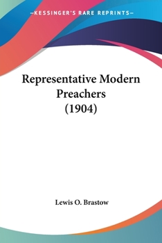 Paperback Representative Modern Preachers (1904) Book